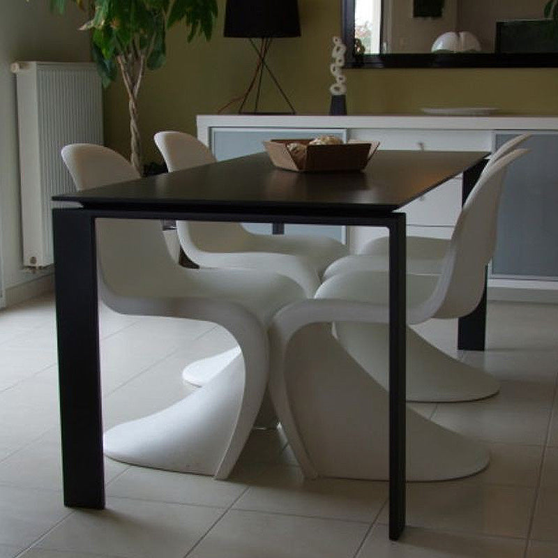 Mesa Fot Laqueada Negra